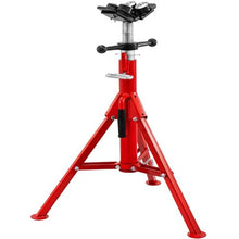 2 Ton V Head Pipe Stand Adjustable Height Pipe Jack Stands Folding for Pipe 1107A