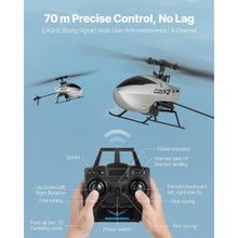 RC Helicopter 2.4GHz with Gyro – Beginner Remote Control Toy 39 Min Flight Time