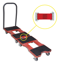 Snap-Loc Industrial Strength E-Track Panel Cart Red Dolly SL1500PC4R