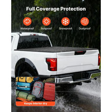 Soft Tri-Fold Tonneau Cover for 2015-2025 Ford F-150 5.5 ft Bed Waterproof 3-Layer PVC & Aluminum Alloy Support