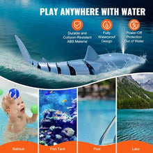 2.4GHz RC Shark Boat – Light & Spray Water Function, for Pools & Bathrooms, 2 Batteries, for Kids 6+