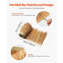 15-16 X 40 Inch Mexican Style Tiki Hut Grass Skirt Roof and Artificial Thatch Roofing T505540-1