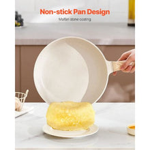 Granite Nonstick Cookware Set Induction Cookwares and Cooking Sets for Kitchen (17 Piece) White"