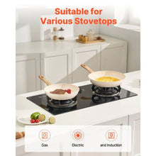 20/24/28 cm Aluminum Frying Pan Skillet for Kitchen (3 Piece)