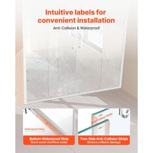 Semi-Frameless Shower Door 57.8-59 W x 70 H in Double Sliding Glass 1/4 in (6mm) Tempered Glass Chrome Hardware