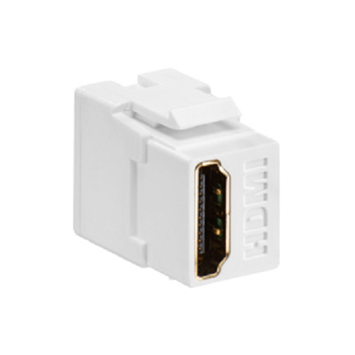 HDMI Feedthrough QUICKPORT Connector White 40834-W