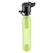0.5L Mini Scuba Tank Portable Diving Cylinder with Refill Adapter Reusable Emergency Pony Bottle for Snorkeling