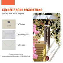 60-Inch Aluminum Memorial Deep Tone Wind Chimes  for Outside W22081
