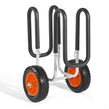 SUP Kayak Cart 150lb Capacity Trolley with 10" Solid Tires & Strap for Paddleboards and Surfboards