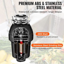 1.25HP Garbage Disposal – Continuous Feed Food Waste Disposer with Sound Reduction & 3-Bolt Mount System