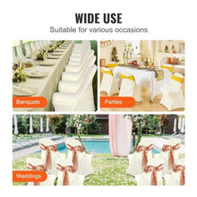 30PCS Stretch Spandex Folding Chair Covers Universal Washable Slipcovers (Ivory White)