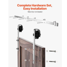 6FT Heavy-Duty Sliding Barn Door Hardware Kit