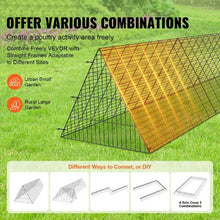 118.1 x 28 x 24.2 Chicken Tunnel Run – Portable Outdoor Coop for Chickens Ducks & Rabbits