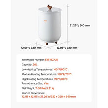 20L Towel Warmer Bucket Auto Shut Off for Spa Fits up to 3 Oversized Bath Towels and Blankets