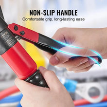 Hydraulic Crimping Tool 9 Dies AWG 12-2/0 Copper & Aluminum Lug Crimper Cutting Pliers