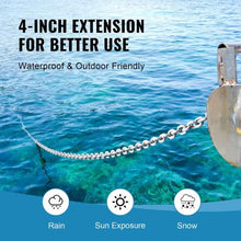 Windlass Anchor Rode & Chain Kit 5/16" x 15' Chain + 1/2" x 200' Nylon Rope 2373 lbs WLL Galvanized Boat Anchor Line