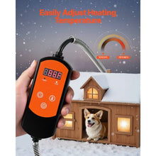 800W Pet House Heater with Adjustable Temp, 24H Timer & Overheat Protection for Pets
