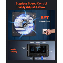 24-Inch Shutter Exhaust Fan 2900 CFM EC Motor with Smart Temperature Control & Timer for Garage Shed & Greenhouse