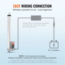 12V Linear Actuator 12-Inch 220 LBS (1000N) 0.55 in/s, IP54 Mounting Bracket