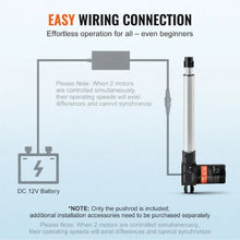 12V Linear Actuator 10-Inch 1320 LBS (6000N) IP44 Mounting Bracket