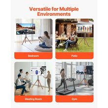 40-65" Tripod Easel TV Stand 18° Left-Right Rotation Portable with Oak Wood Legs for Studio, Home & Office (Three Brackets), No Tray