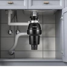 3/4HP 3250RPM Continuous Feed Garbage Disposal with EZ Connect Sound Reduction Power Cord & Splash Guard