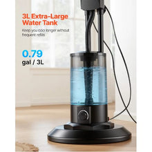 Misting Fan with 0.79 Gal Tank 3 Speeds Remote Control Indoor & Outdoor Cooling Fan