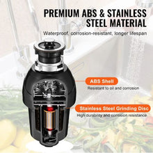 1HP 3270RPM Continuous Feed Garbage Disposal with EZ Connect, Sound Reduction & Splash Guard
