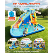 Inflatable Bounce House with Slide & Splash Pool – Castle for 3-4 Kids (Ages 3-8)