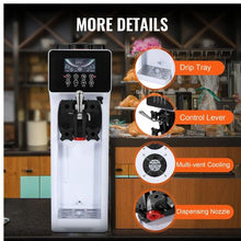Commercial Ice Cream Maker LCD Display Countertop