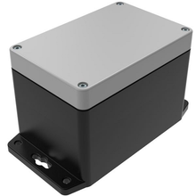 Flanged Base Polycarbonate Plastic Gray/black RBF53P06G28B