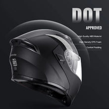 "Unmasked Smart Street Motorcycle Helmet with Bluetooth & Interchangeable Lens, DOT Approved" (Size M)