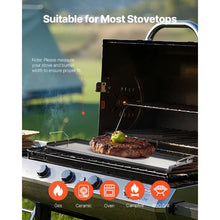 32x14 inch Carbon Steel Griddle for Camping Tailgating Party