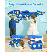 Orca Activity Wall Panel 12 Montessori Sensory Toys for Kids 3-12 Perfect for Toddler Playroom or Classroom