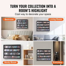 36 Graded Card Display Case 30.5 x 24.3 in Lockable Display Frame with UV Protection
