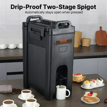 5 Gallon Insulated Beverage Dispenser with Faucet & Handle Hot & Cold Drink Server