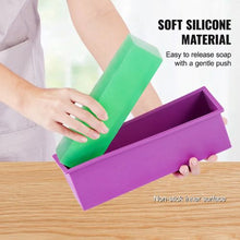 Soap Making Kit Bamboo Cutter Box Silicone Mold Straight & Wavy Cutters 100 Bags & 105 Stickers