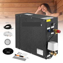 4KW Home Steam Shower Generator with Controller Auto Drain (Black)