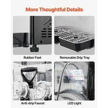 Commercial 6L/1.6Gal x 2 Tank Slushie Machine - Self-Cleaning Frozen Drink Maker for Restaurants Bars & Parties