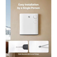 Smart 1500W Wall Heater, Adjustable Electric Space Heater for Bedroom & Bathroom