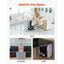 280W Under Desk Space Heater Foldble Foot Warmer Portable for Home&Office and Touch&Remote for Legs Ankles