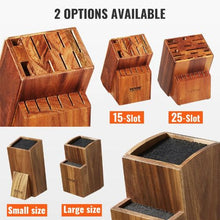 Universal Knife Holder with PP Brush Multifunctional Wooden Knife for Kitchen GM23020