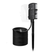 Extension Cord Extension Cord Outdoor Power Strip Weatherproof with Cover 6 Outlets