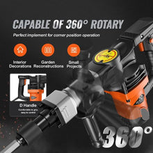 1400W Demolition Jack Hammer Concrete  2 Chisel Bit (2 Pieces)