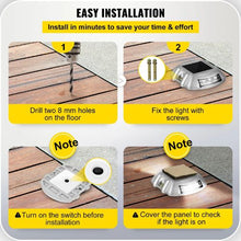 16-Pack Solar Driveway Lights Bright White LED Waterproof Outdoor Deck Lights for Pathway & Walkway