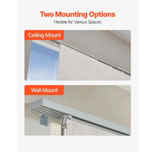 Panel Track Blinds 45.8–86" W Up to 96" H Vertical Blackout Blinds(Light Gray)