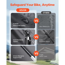 Bike Storage Tent 4–5 Bikes Waterproof Outdoor Tent Ventilated Window Fiberglass Frame