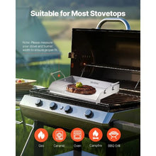 18x16 inch Stainless Steel Griddle for Camping Tailgating Party