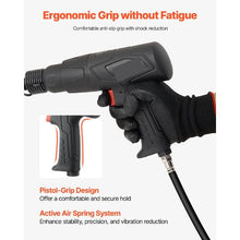 2500-2700BPM Air Hammer Pneumatic Hammer with 2.76-inch Stroke & 4PCS 6.7" Long Barrel Chisels for Cutting Scraping Demolishing