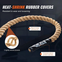 100 Feet Heavy-Duty Gym Climbing Rope for Strength Training